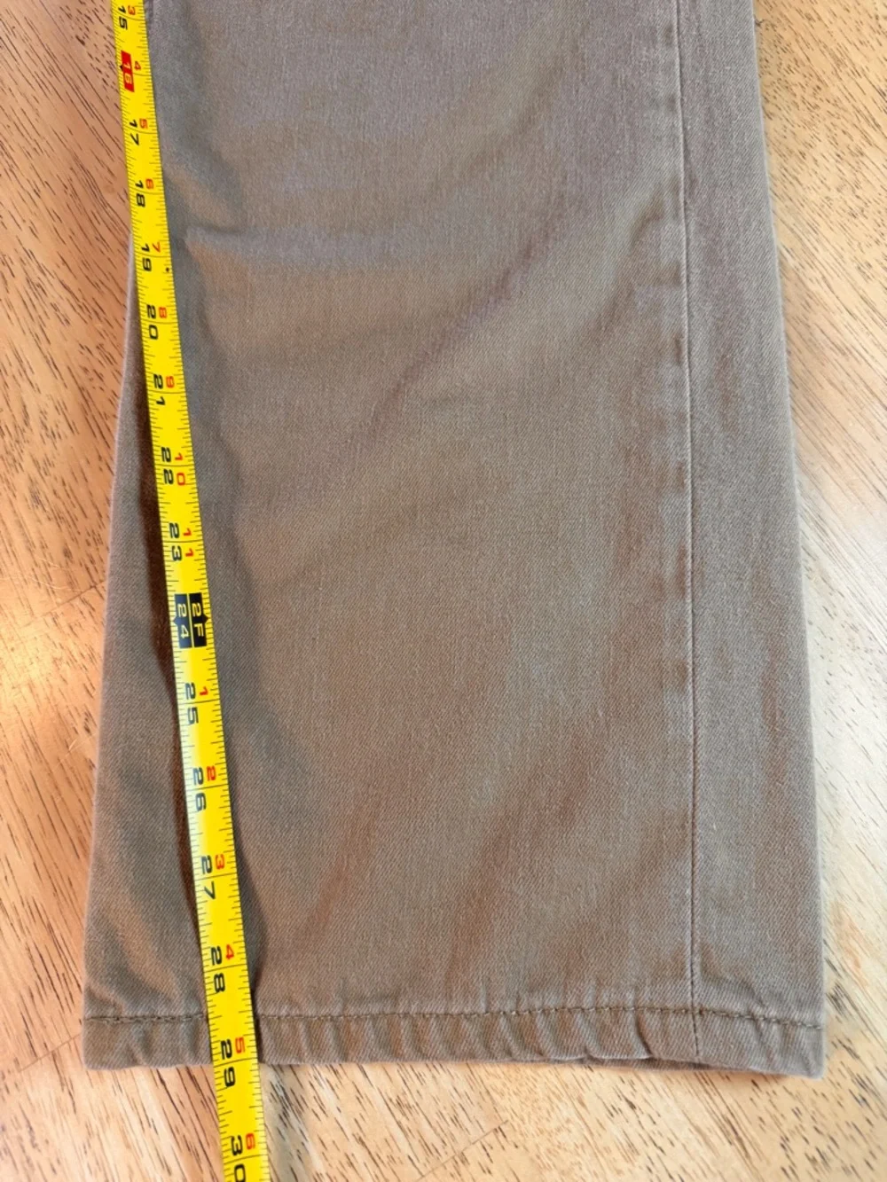 Levis 505 Mens Jeans 36x30 Regular Fit Straight Leg Jeans Coyote Brown